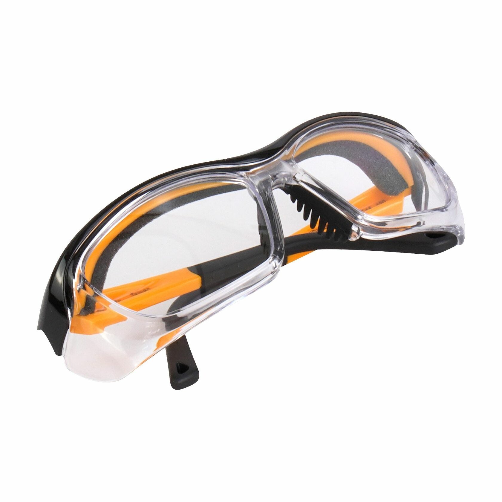 HiDX A006 Protective Eyewear - Gloss Black & Orange