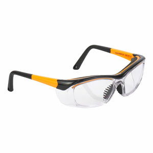 HiDX A006 Protective Eyewear - Gloss Black & Orange